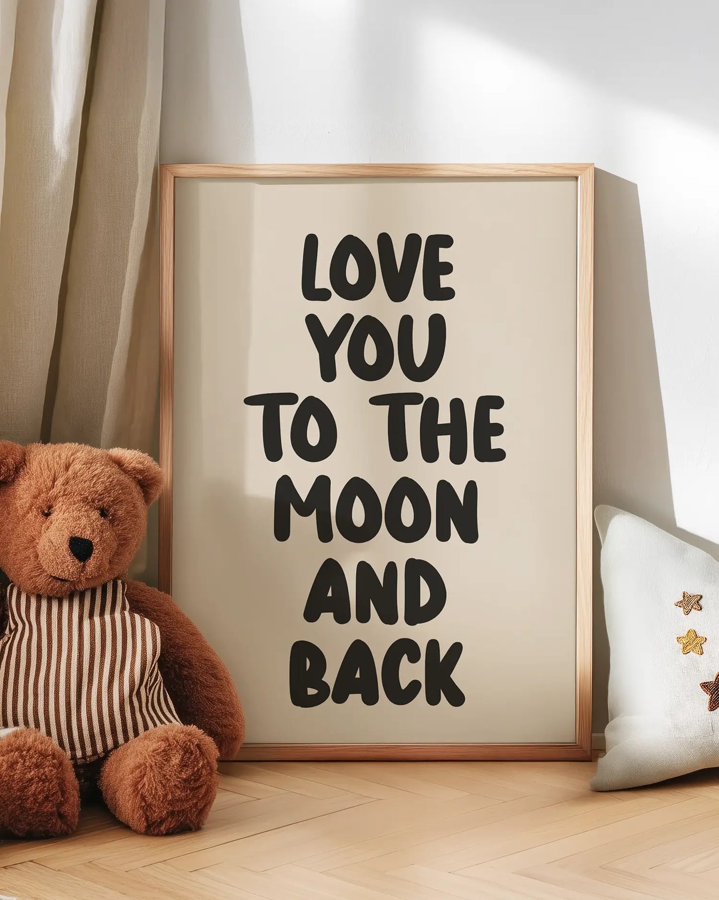 Love You To The Moon And Back Poster