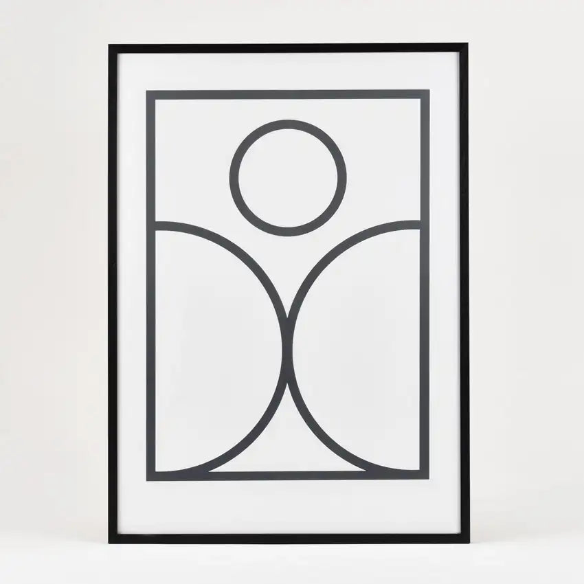 Black poster frame for posters and prints