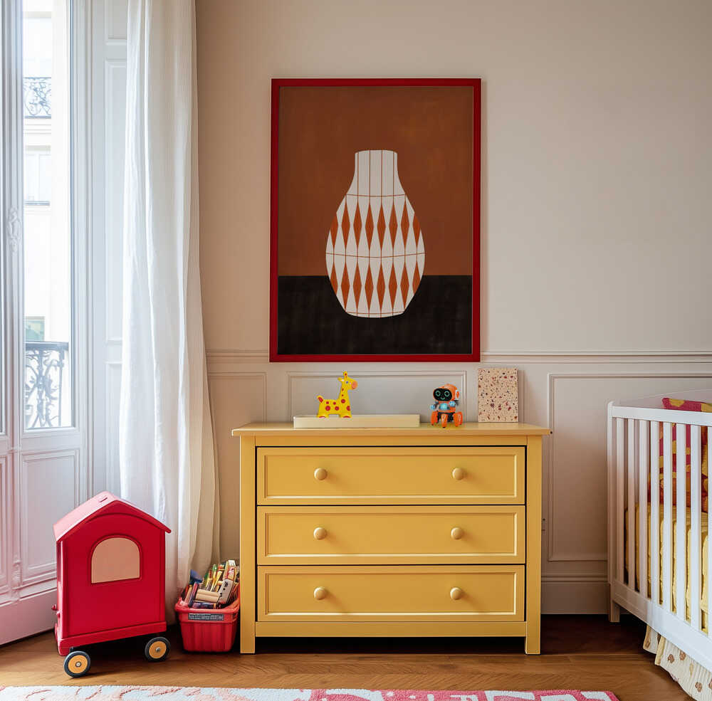 Terracotta Vaas Poster