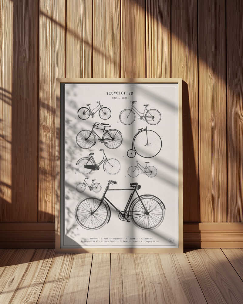 Bicyclettes Poster