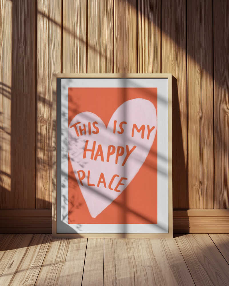 Happy Heart Message Poster