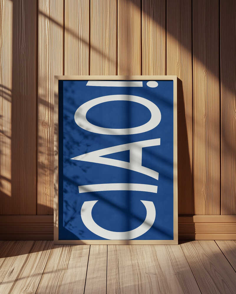 CIAO Blauw Poster