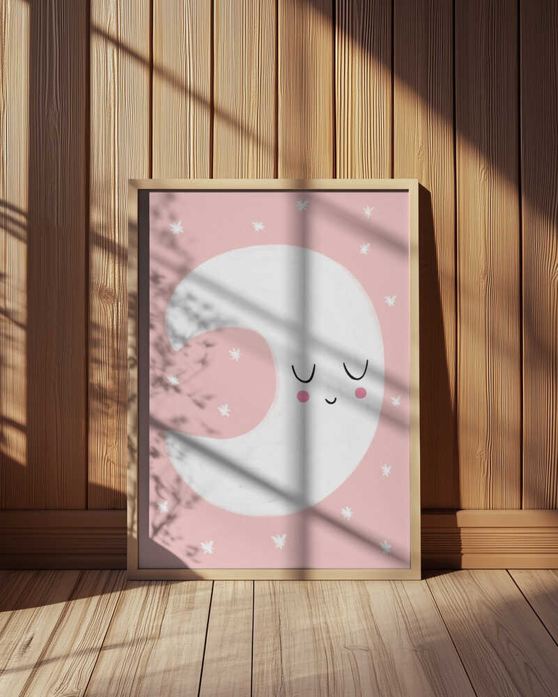 Kleine Roze Maan Poster