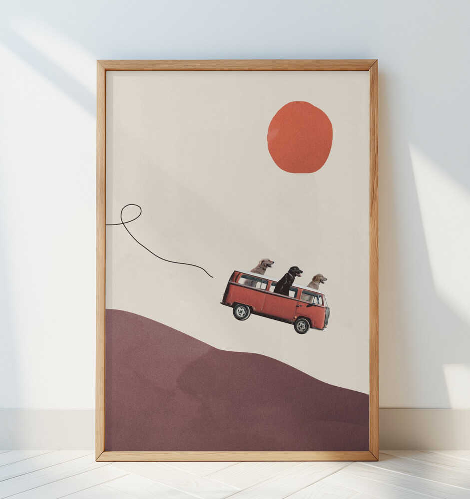 Pootjes op de Weg Poster