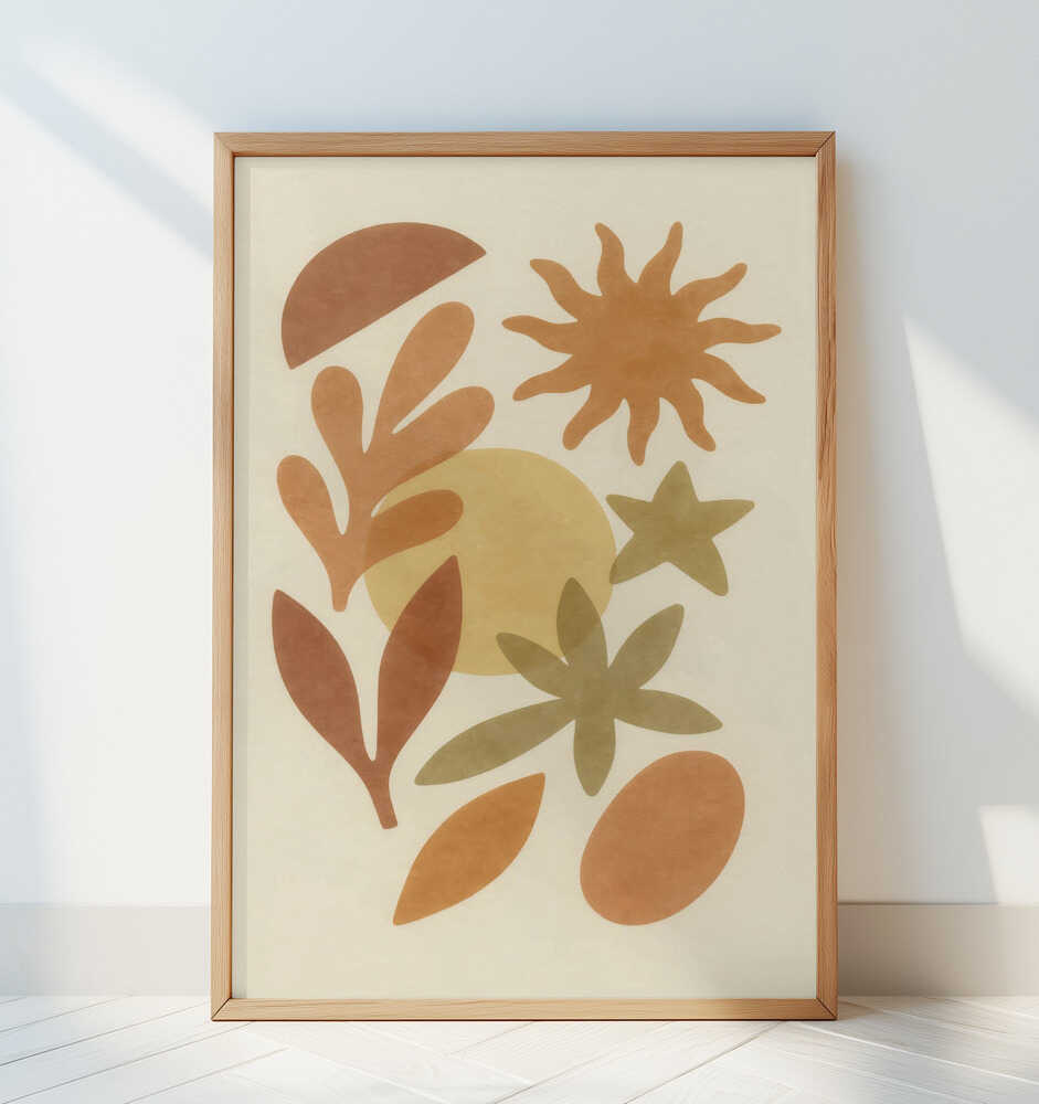 Gloeiend Graanveld Poster