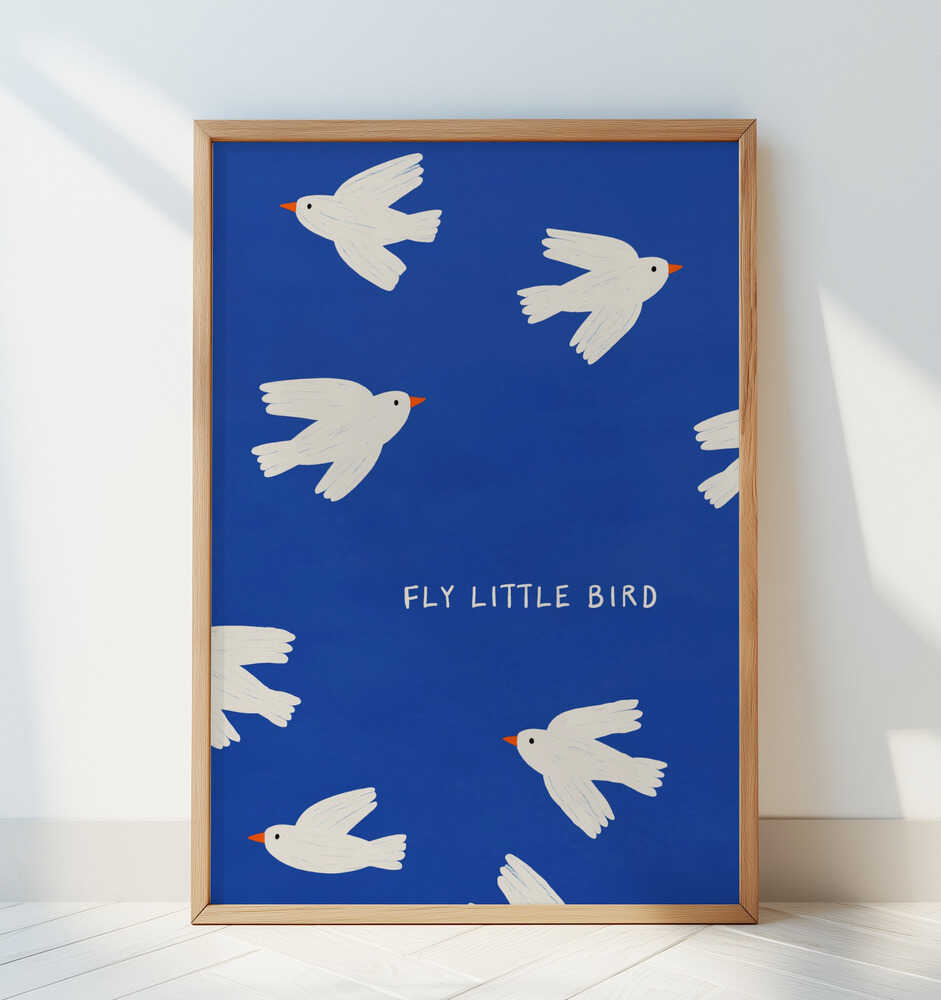 Vlieg Klein Vogeltje Poster