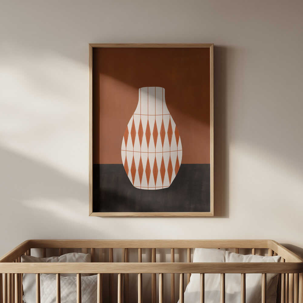 Terracotta Vaas Poster