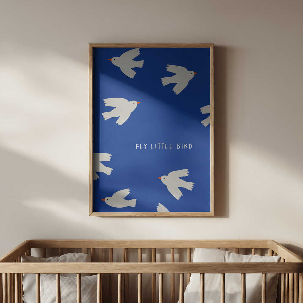 Vlieg Klein Vogeltje Poster