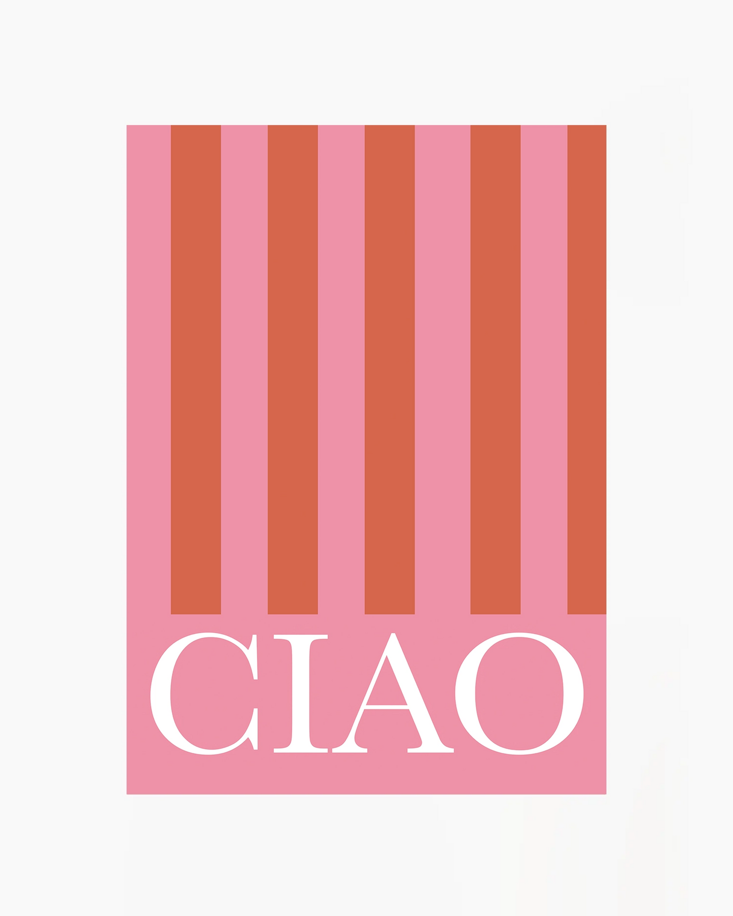 Ciao Strepen Poster