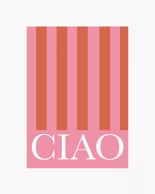 Ciao Strepen Poster