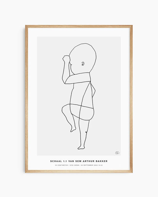De Geboorteposter als minimalistische en moderne muurdecoratie