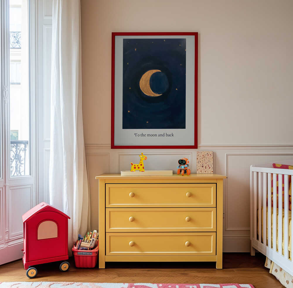 Naar de Maan en Terug Poster