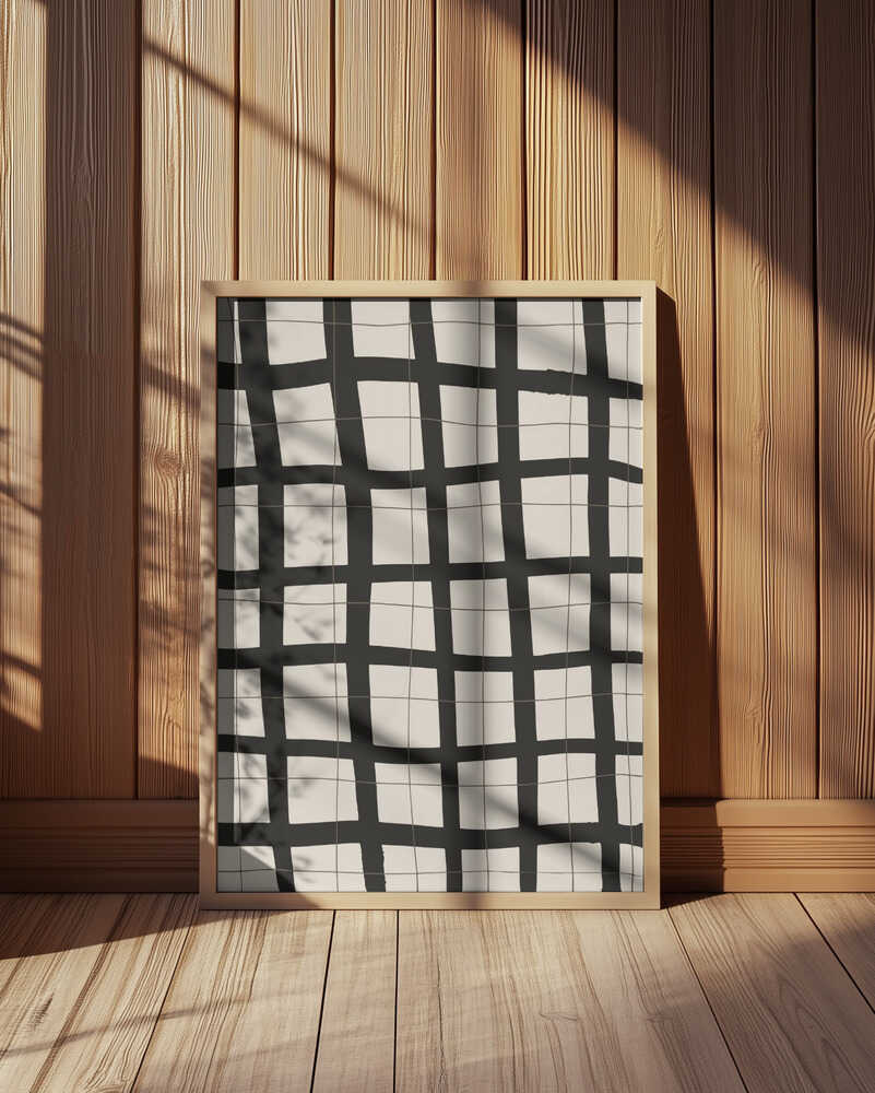 Monochroom Raster Poster