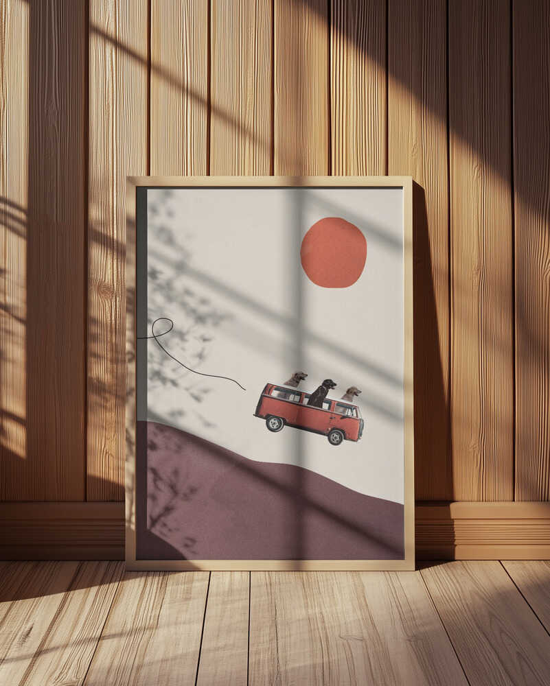 Pootjes op de Weg Poster