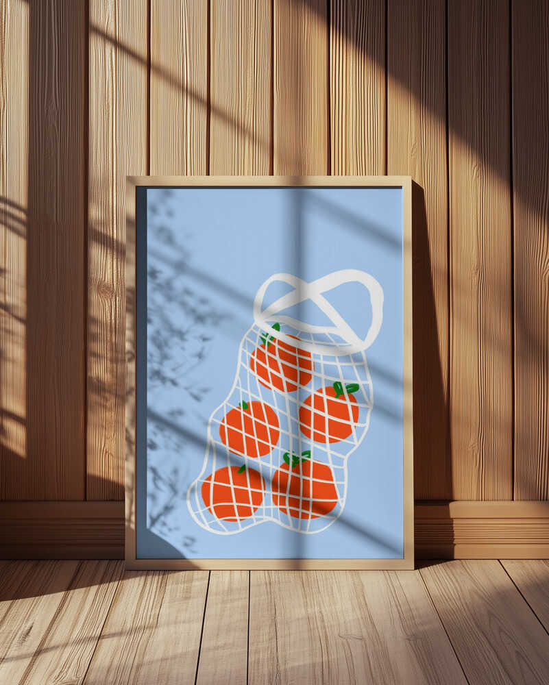 Tomaten in Net Poster