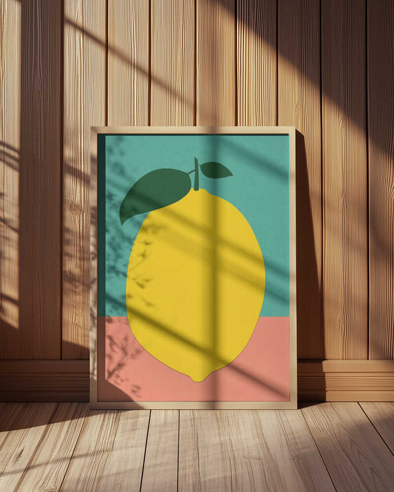 Citroen met Twee Blaadjes Poster