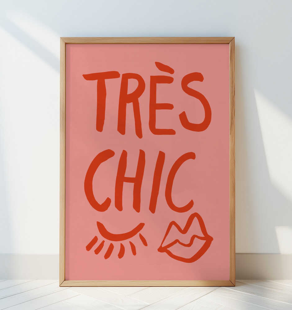 Très Chic Rode Poster