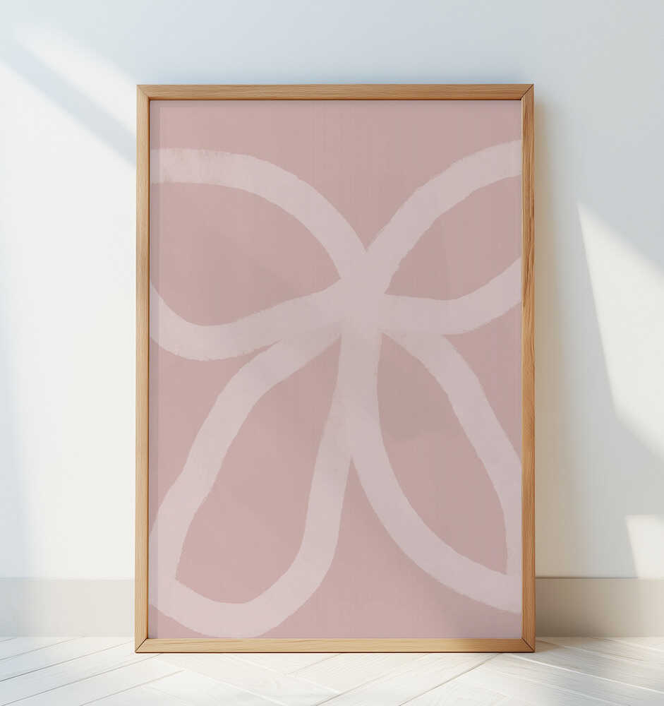 Bloemblaadlijnen Poster