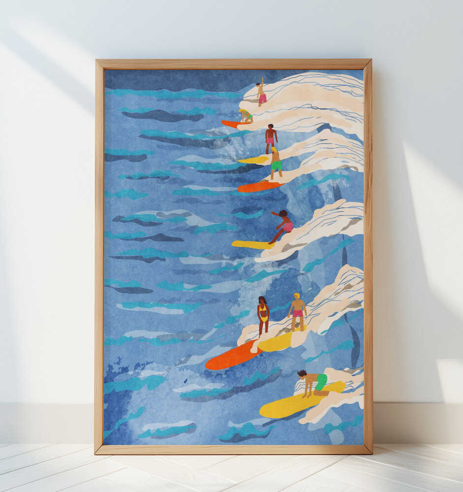 Chille Surf Poster