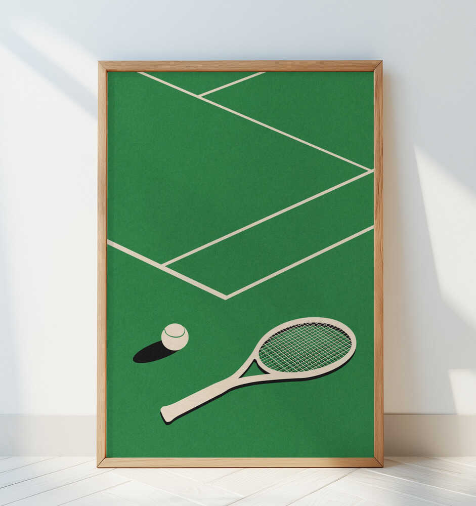 Lawn Tennis Poster