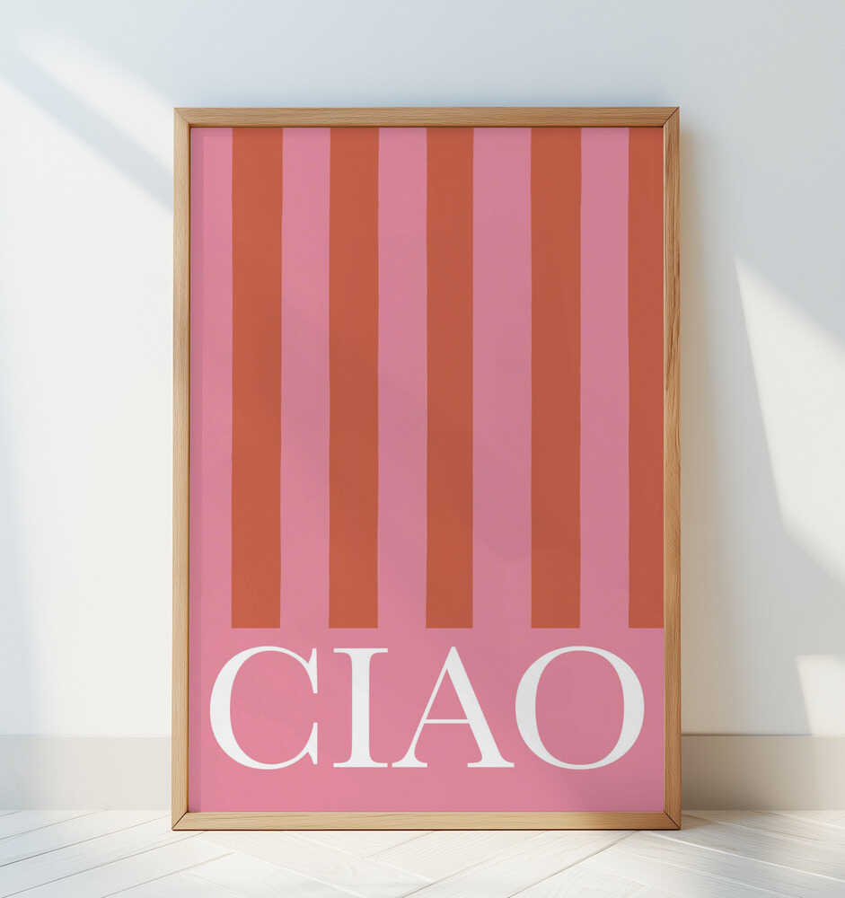 Ciao Strepen Poster