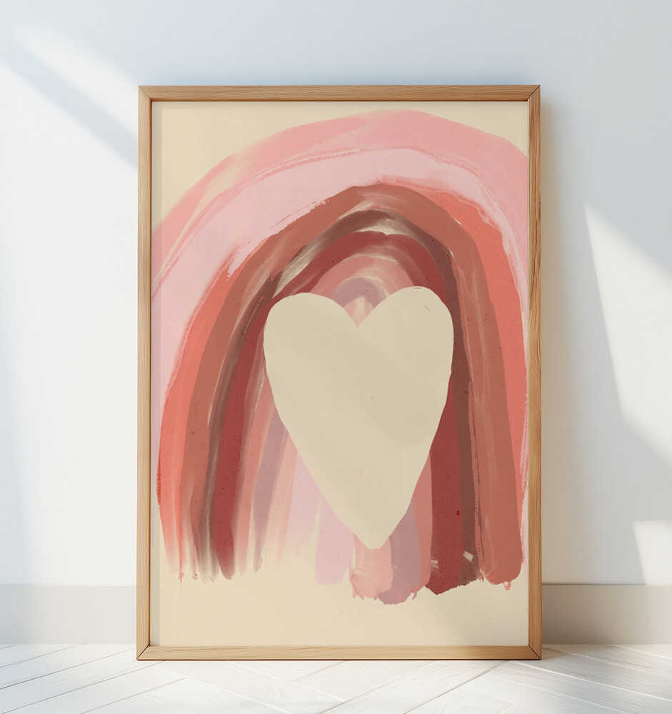 Hartelijke Regenboog Poster