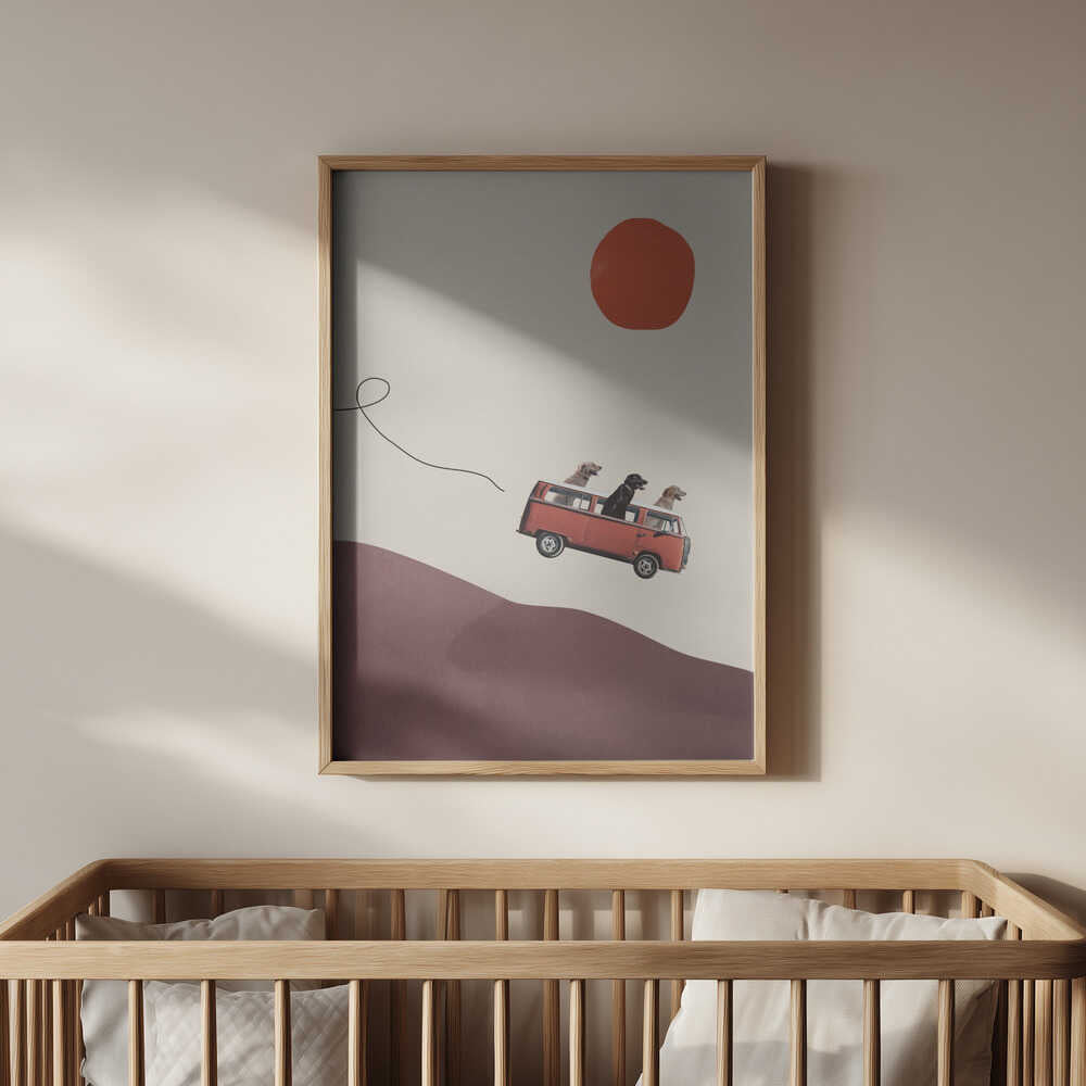 Pootjes op de Weg Poster