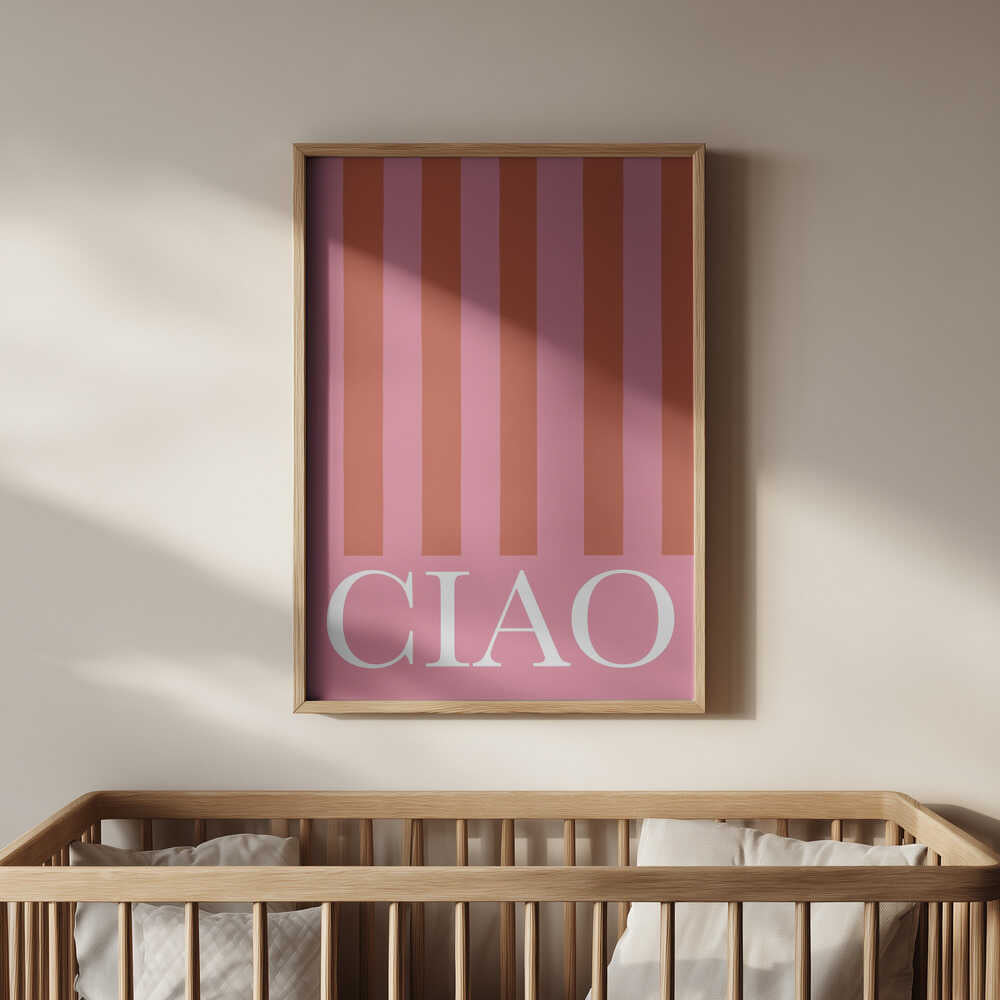 Ciao Strepen Poster